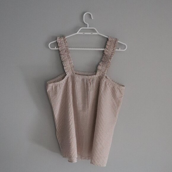 Kikit Sz Lrg Matching Striped Summer Tank Top + Shorts Comfy Lounge Set - Picture 2 of 14